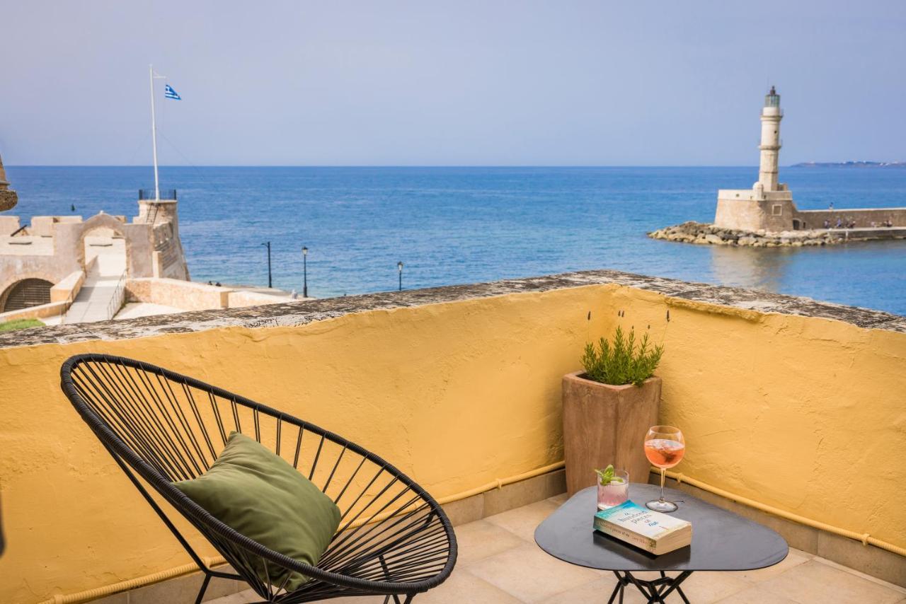 Alcanea Boutique Hotel Chrissi Akti Chania Exterior foto