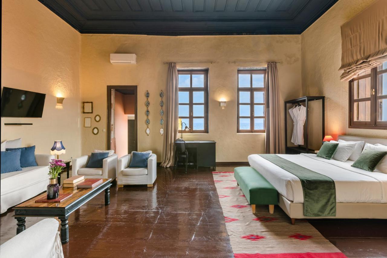 Alcanea Boutique Hotel Chrissi Akti Chania Exterior foto