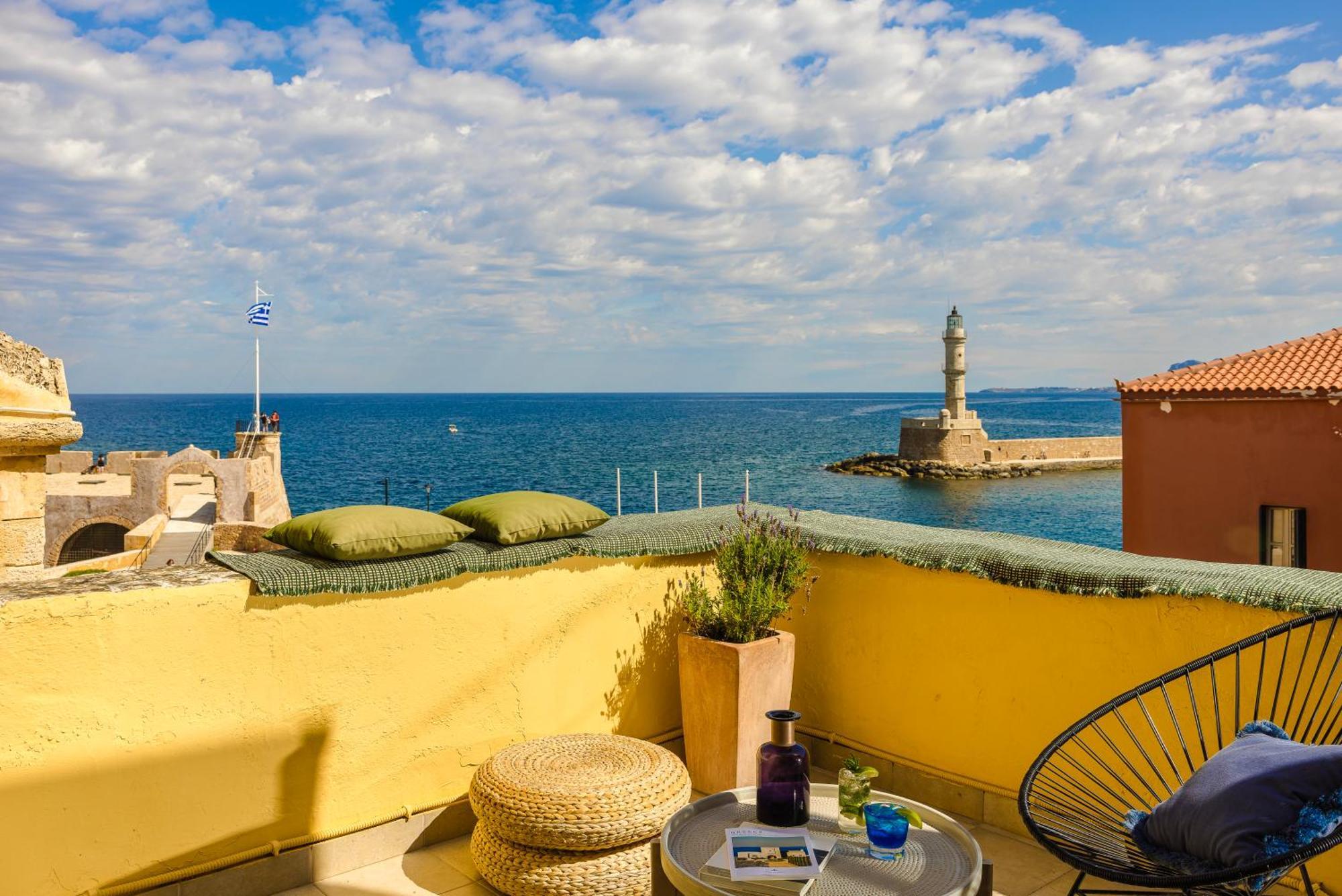Alcanea Boutique Hotel Chrissi Akti Chania Exterior foto