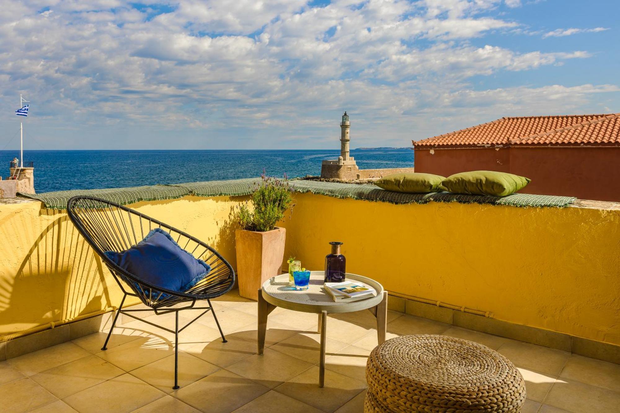 Alcanea Boutique Hotel Chrissi Akti Chania Exterior foto